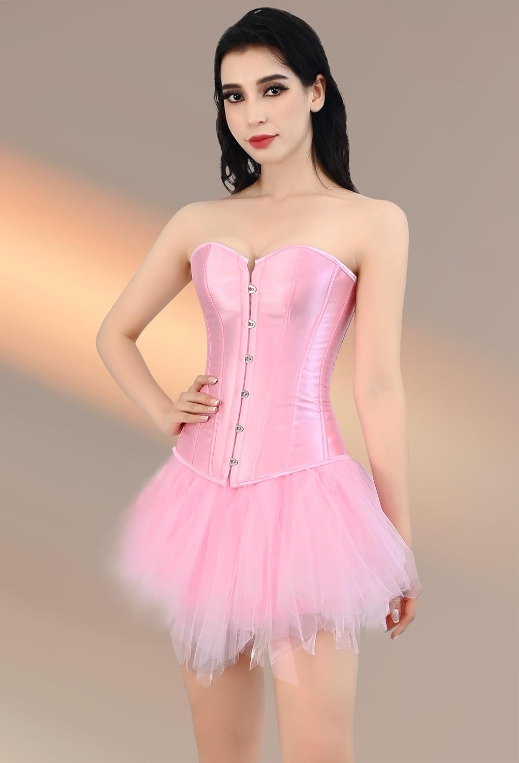 Corset Tops for Women: plus Size Renaissance Corset - Lace up Bustier Overbust Halloween Costumes - Photo Shoots