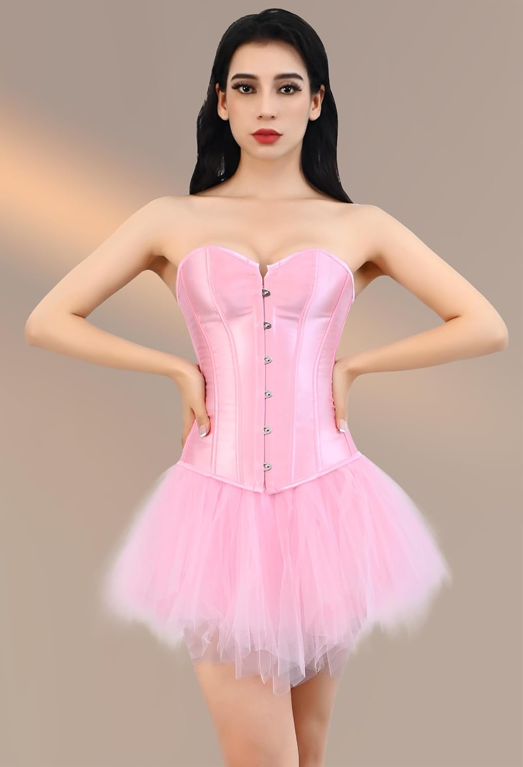 Corset Tops for Women: plus Size Renaissance Corset - Lace up Bustier Overbust Halloween Costumes - Photo Shoots