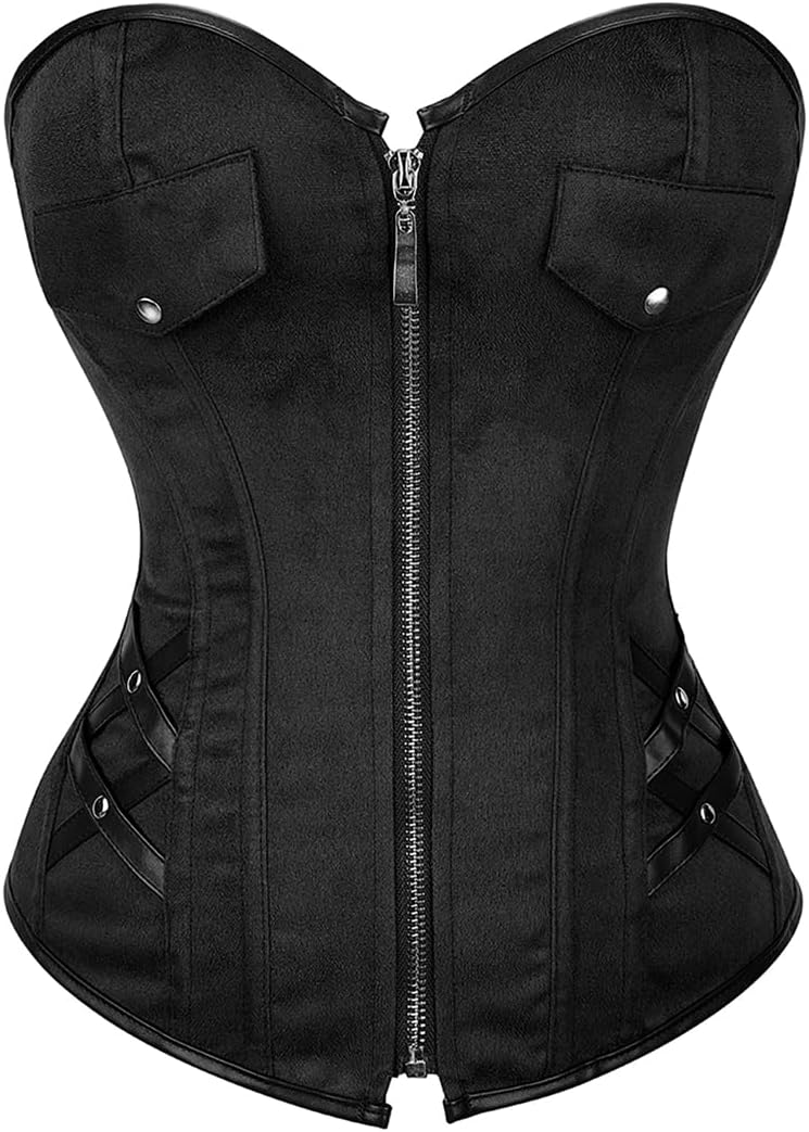 Corset Tops for Women: plus Size Renaissance Corset - Lace up Bustier Overbust Halloween Costumes - Photo Shoots