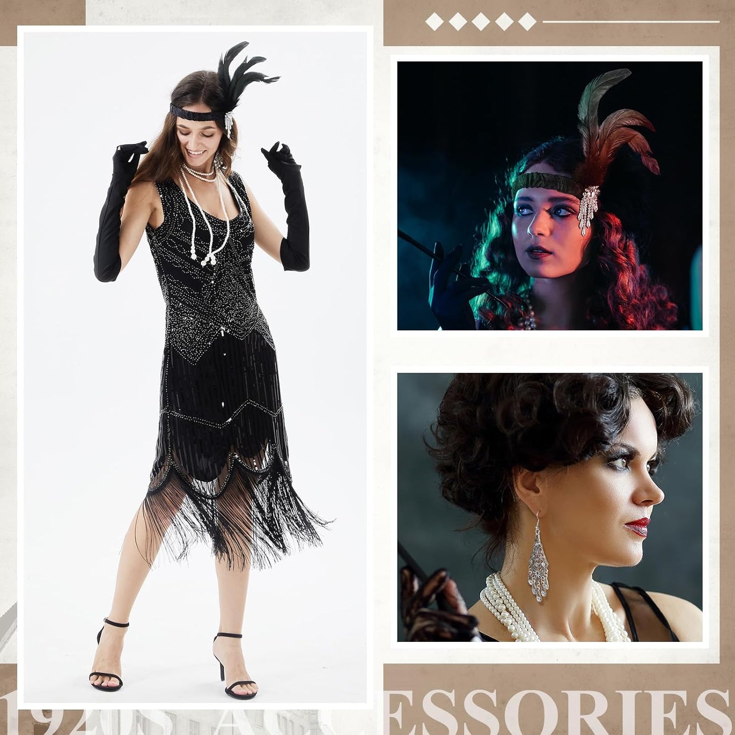 1920S Couple Cosplay Costume Roaring Retro Gangster Costume Fringed Flapper Dresses for Women 1920 Mens Outfit