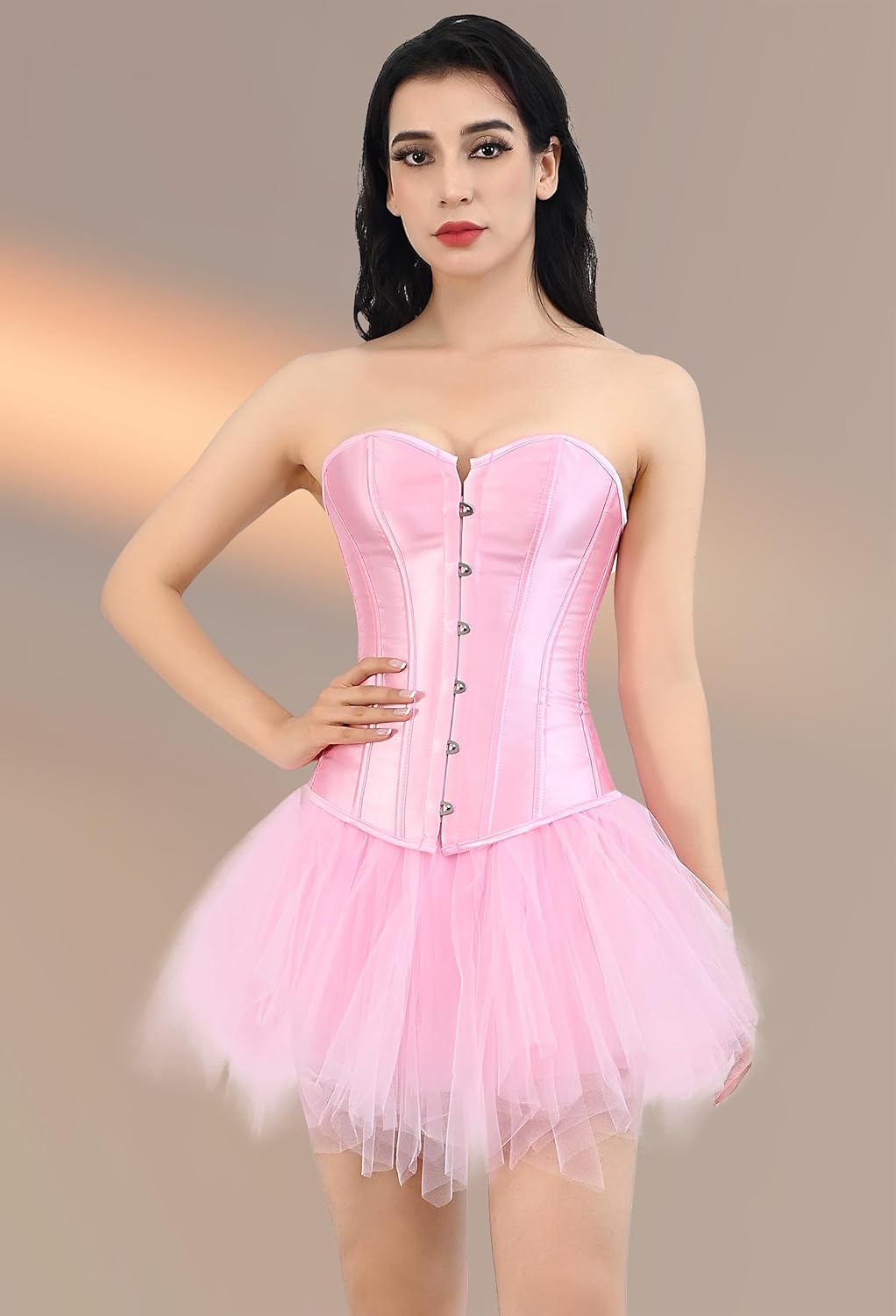 Corset Tops for Women: plus Size Renaissance Corset - Lace up Bustier Overbust Halloween Costumes - Photo Shoots