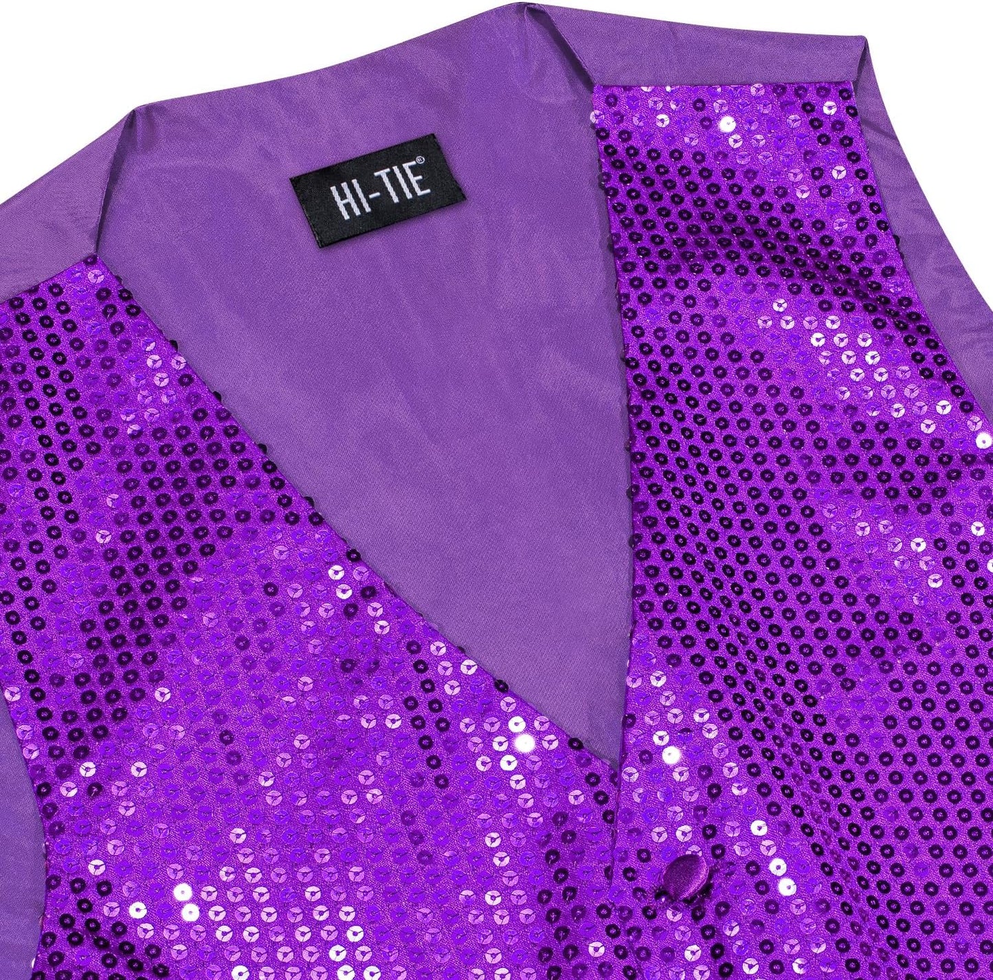 Men'S Sequin Vest Bowtie Prom Suit Vest for Men Tuxedo Dinner V Neck Slim Fit Waistcoats