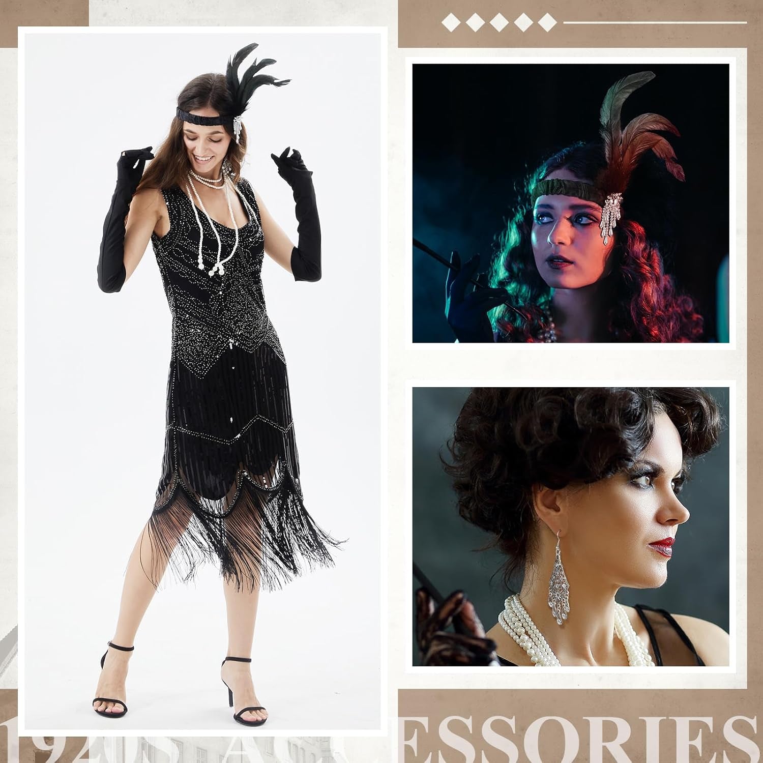 1920S Couple Cosplay Costume Roaring Retro Gangster Costume Fringed Flapper Dresses for Women 1920 Mens Outfit